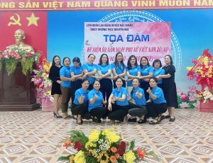 TỌA ĐÀM KỈ NIỆM NGÀY PHỤ NỮ VIỆT NAM 20/10