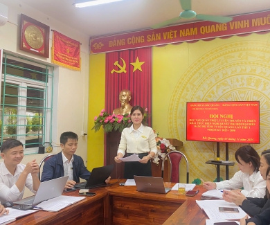 SINH HOẠT CHI BỘ ĐỊNH KỲ THÁNG 10/2025; HỌC TẬP, QUÁN TRIỆT VÀ TRIỂN KHAI NGHỊ QUYẾT ĐẠI HỘI ĐẠI BIỂU ĐẢNG BỘ TỈNH TUYÊN QUANG LẦN THỨ I, NHIỆM KỲ 2025–2030 SINH HOẠT CHI BỘ ĐỊNH KỲ THÁNG 10/2025; HỌC TẬP, QUÁN TRIỆT VÀ TRIỂN KHAI NGHỊ QUYẾT ĐẠI HỘI ĐẠI BIỂU ĐẢNG BỘ TỈNH TUYÊN QUANG LẦN THỨ I, NHIỆM KỲ 2025–2030